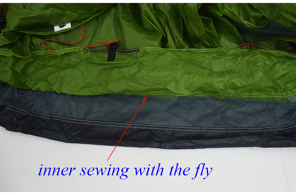 Cheap Goat Tents 3F UL Gear Lanshan 2 Pro Just 915 Grams 2 Side 20D Silnylon Lightweight  2 Person No See Um 3 and 4 Season Backpack Camping Tent   